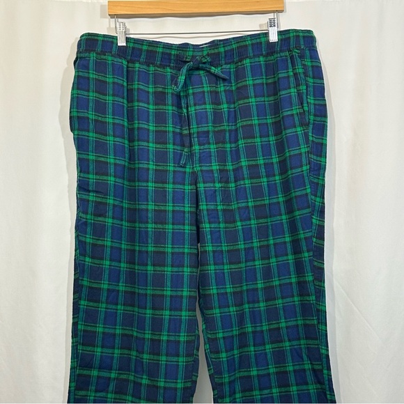 NWT J. Crew Men’s Plaid Flannel Pull On Pajama Lounge Pants in Tarten Plaid - Picture 4 of 13